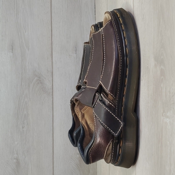 VintageDr.Martens Mens 9064 Y2K Leather Chunky Tractor Platform shoes Sandals - Picture 2 of 15